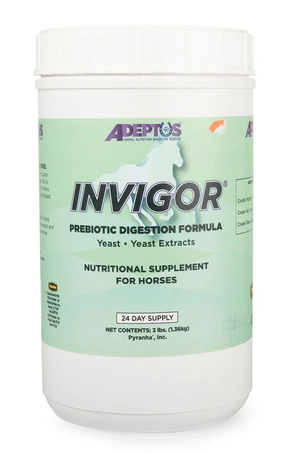 Invigor Prebiotic Digestion Formula Supplement for Horses