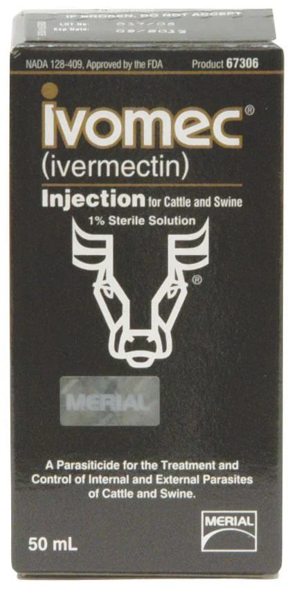 IVOMEC Injection (1%) Wormer for Cattle & Swine