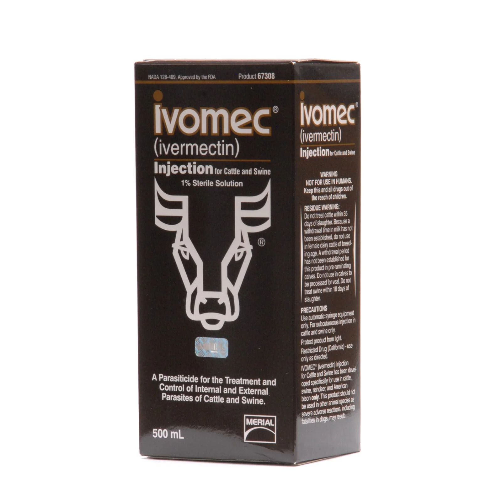 IVOMEC Injection (1%) Wormer for Cattle & Swine - Image 3