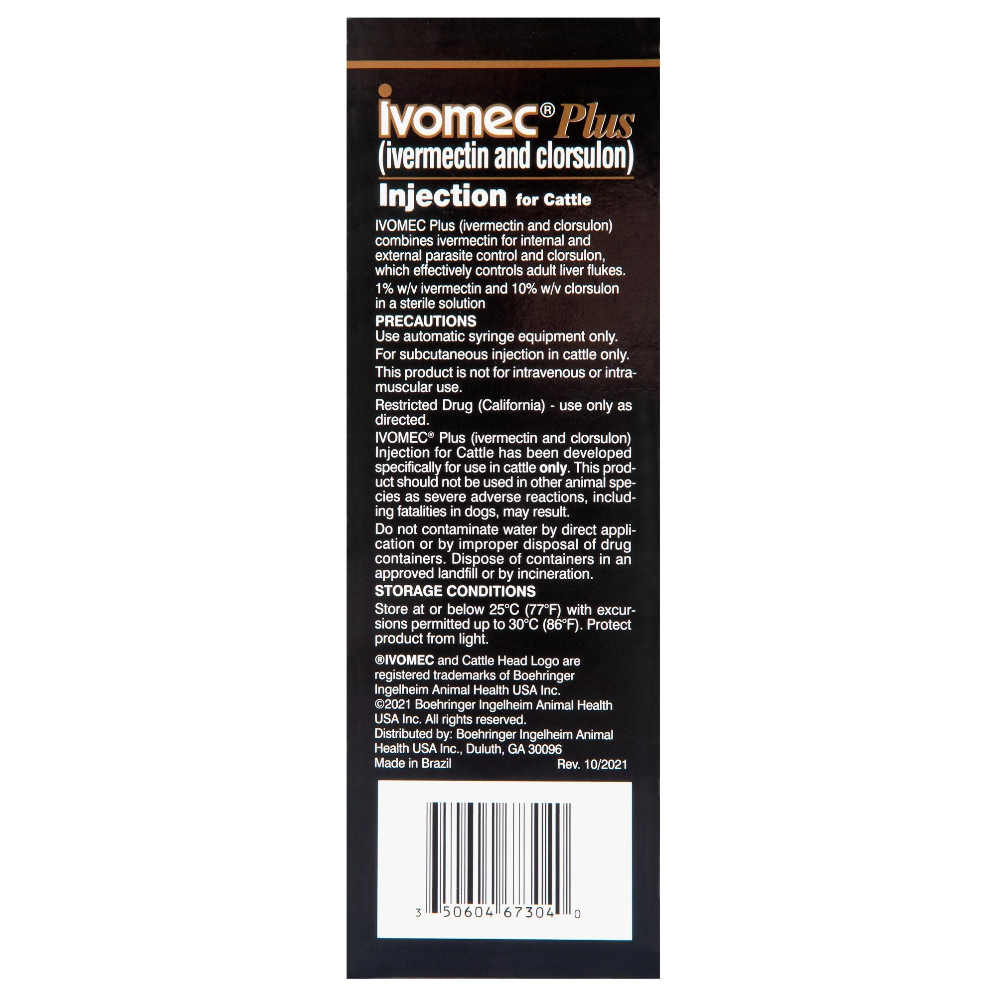 Ivomec Plus Injectable Cattle Wormer - Image 8