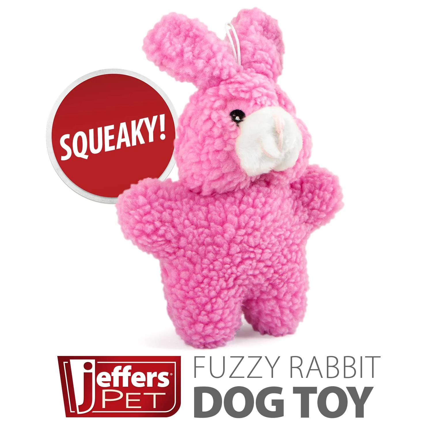 Jeffers Animal Fuzzies Plush Squeaker Dog Toys - Image 6