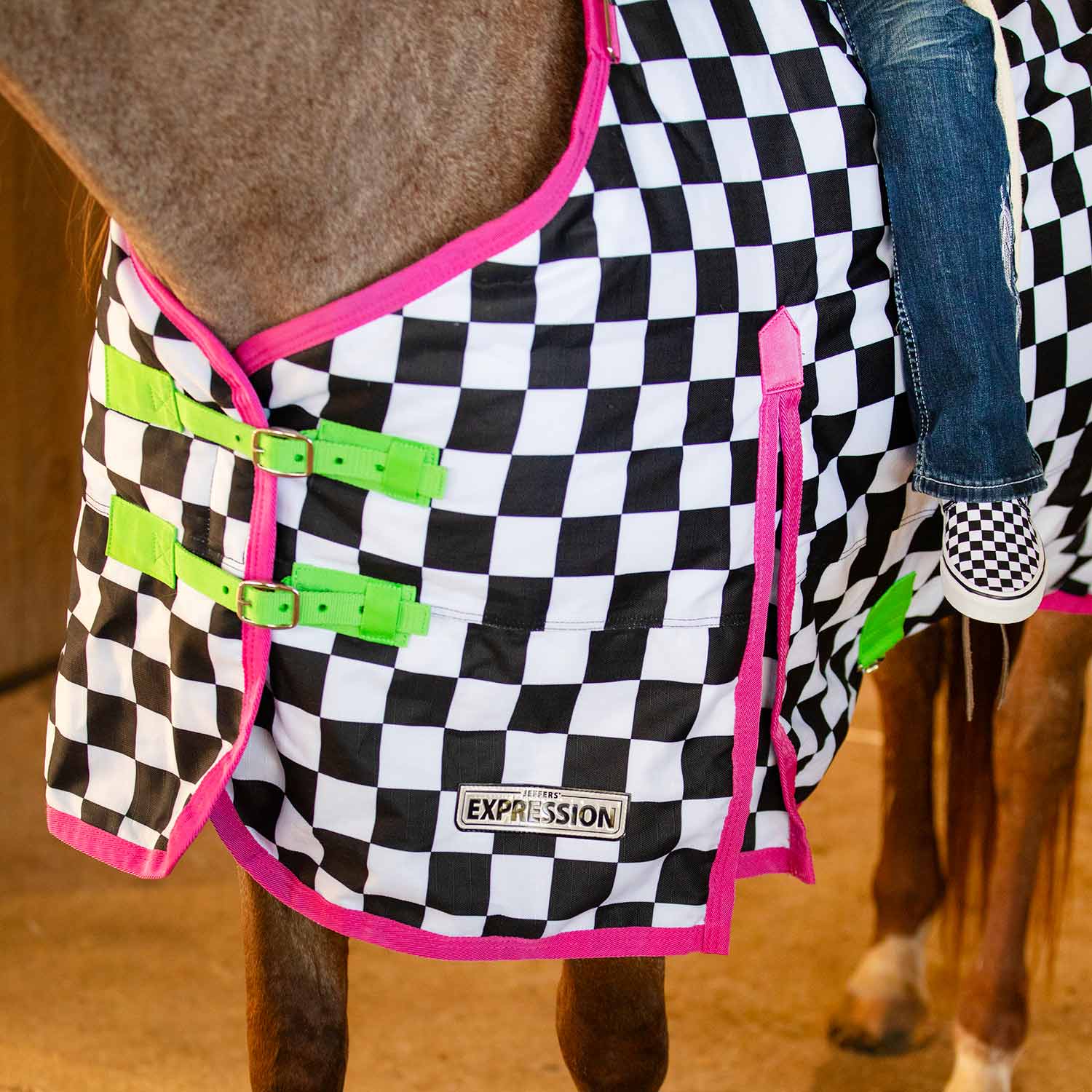 Jeffers Expression 1200 Denier Standard Neck Turnout Horse Blanket, 240 Gram - Image 20