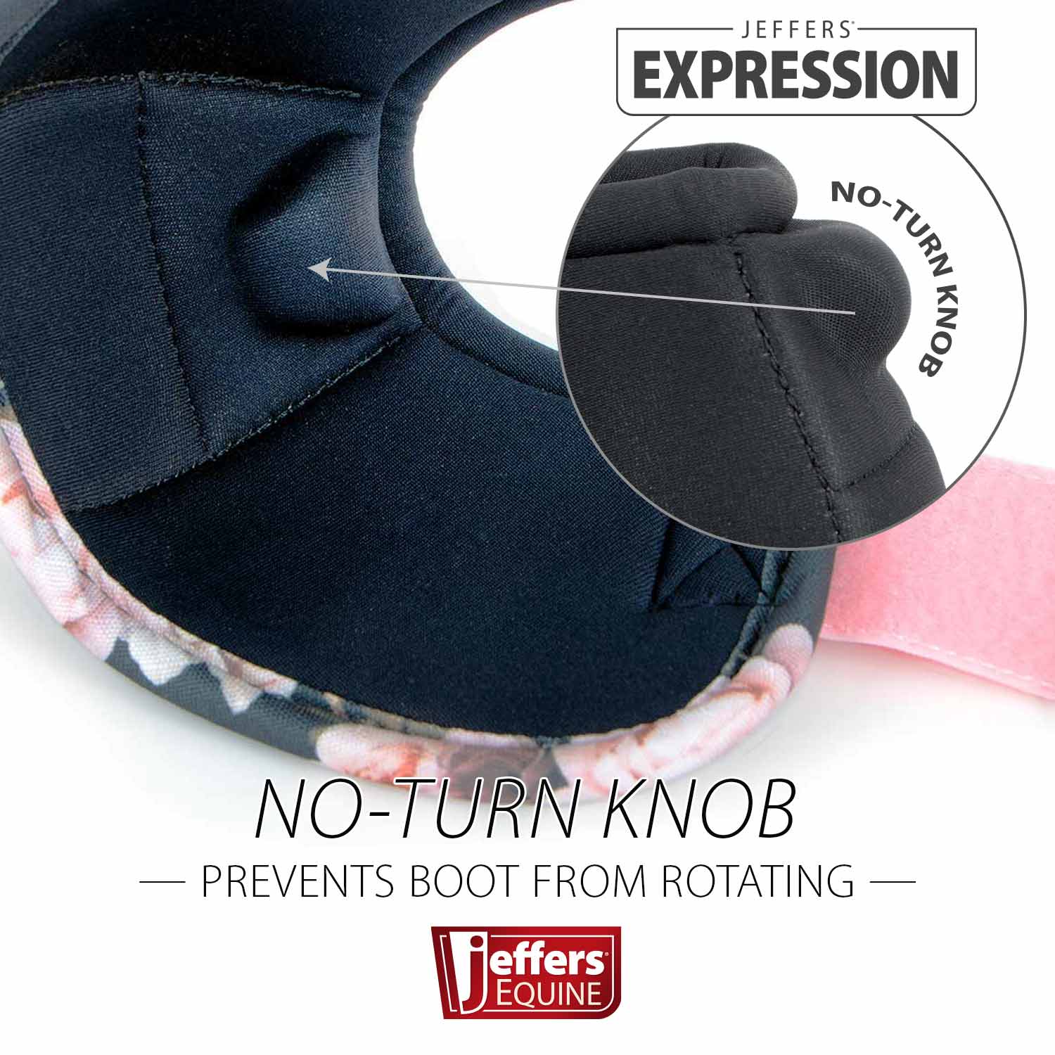 Jeffers Expression No-Turn Bell Boots for Horses, Pair - Image 4