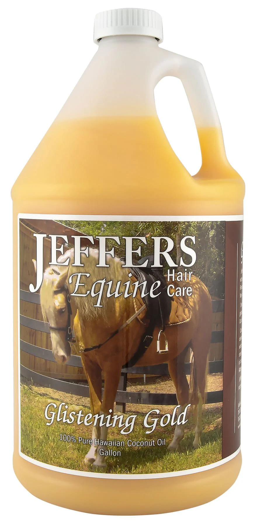 Jeffers Equine Glistening Gold All-Natural Tearless Horse Shampoo with Pure Hawaiian Coconut Oil - Image 4