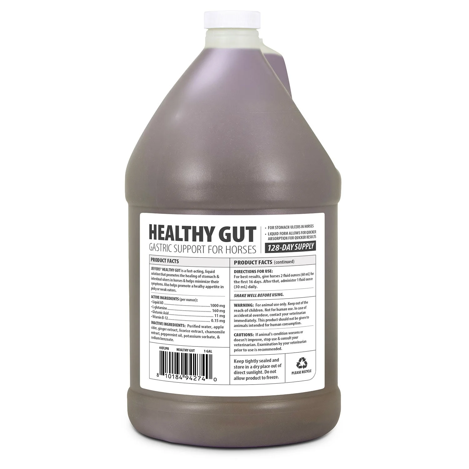 Jeffers Healthy Gut Gastric Support Liquid Supplement for Horses - Image 5