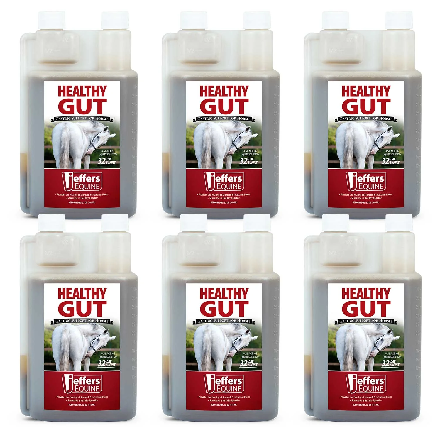 Jeffers Healthy Gut Gastric Support Liquid Supplement for Horses - Image 6