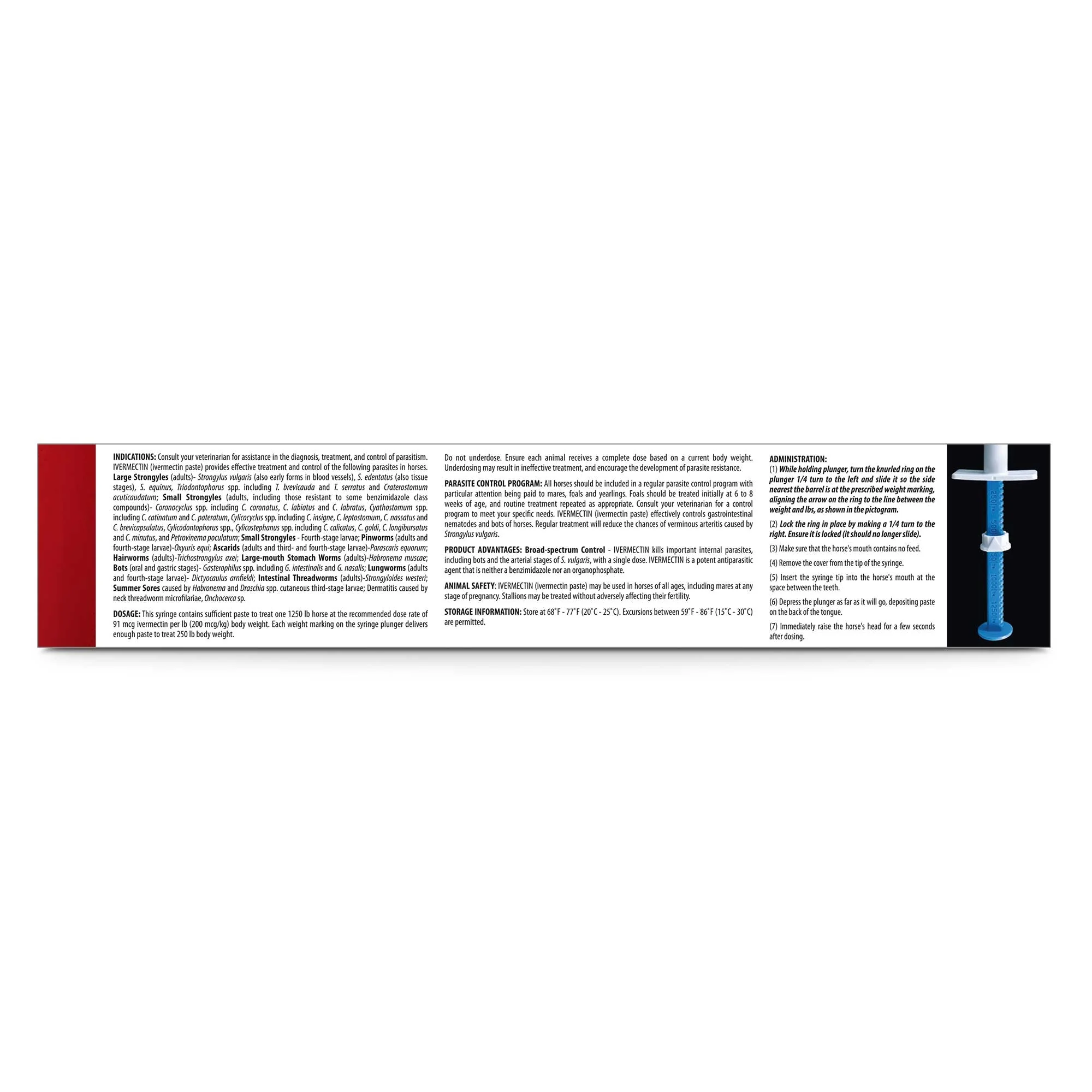 Jeffers Ivermectin Horse Dewormer Gel, Apple Flavored - Image 10