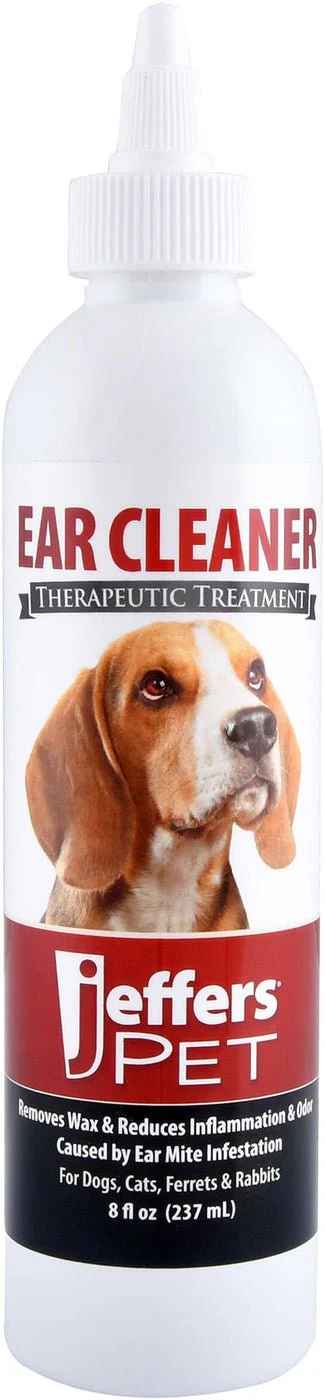 Jeffers Pet Ear Care Bundle, Ear Cleaner, Ear Drops & Ear Flush for Dogs & Cats, 3 Pack - Image 5
