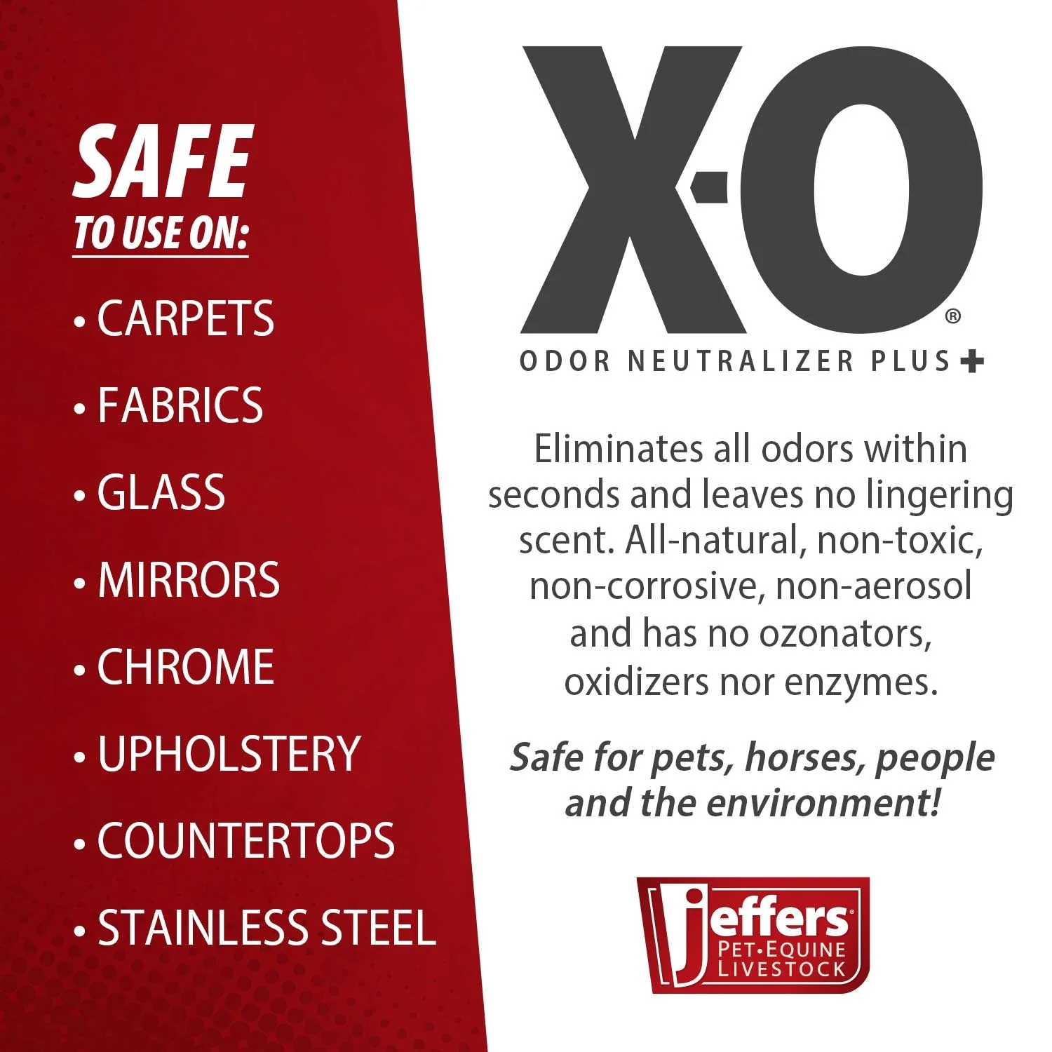Jeffers X-O Pet Odor Neutralizer Plus + Cleaner Concentrate - Image 6