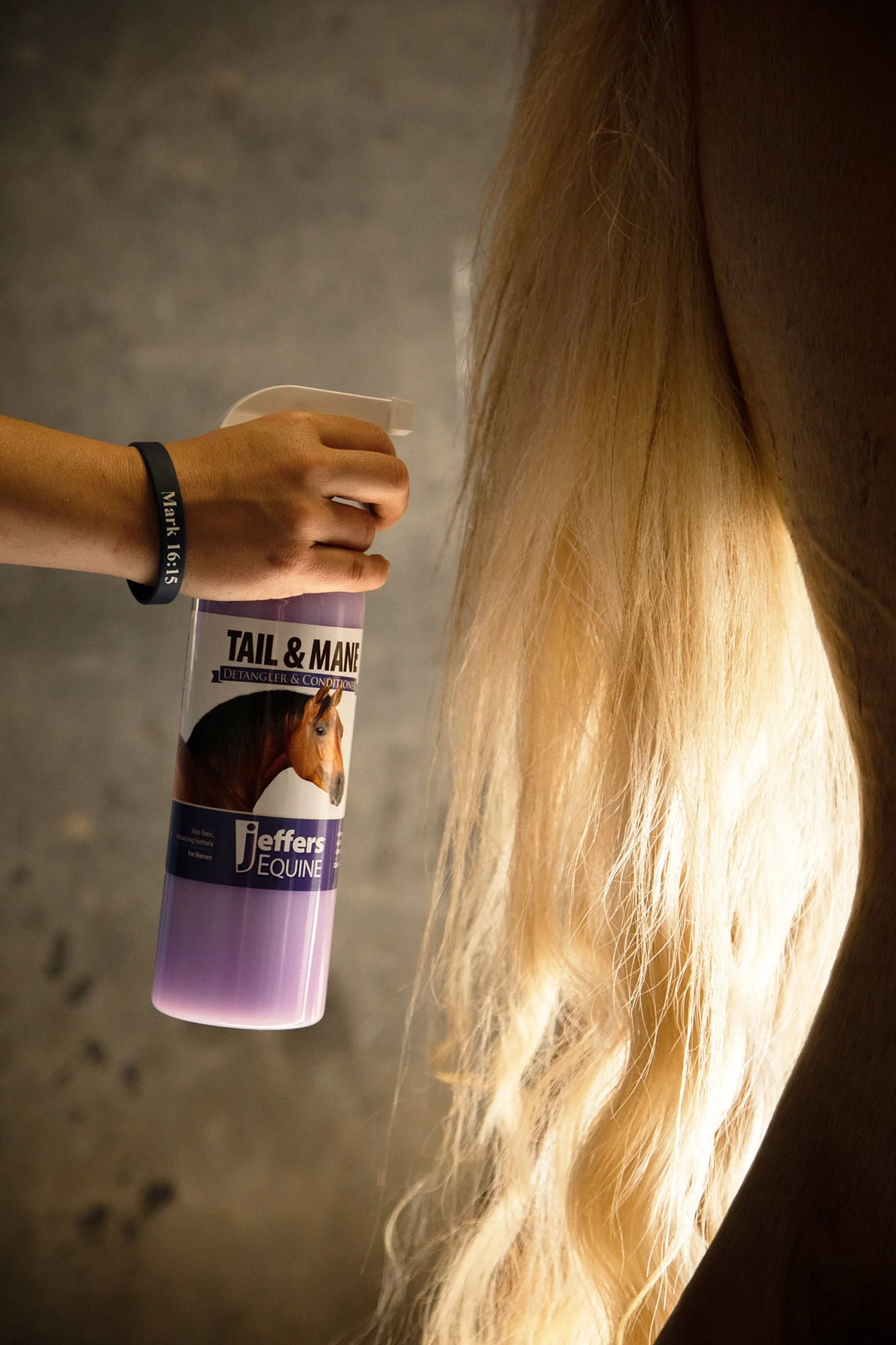 Jeffers Equine Tail & Mane Detangler and Conditioner for Horses - Image 5