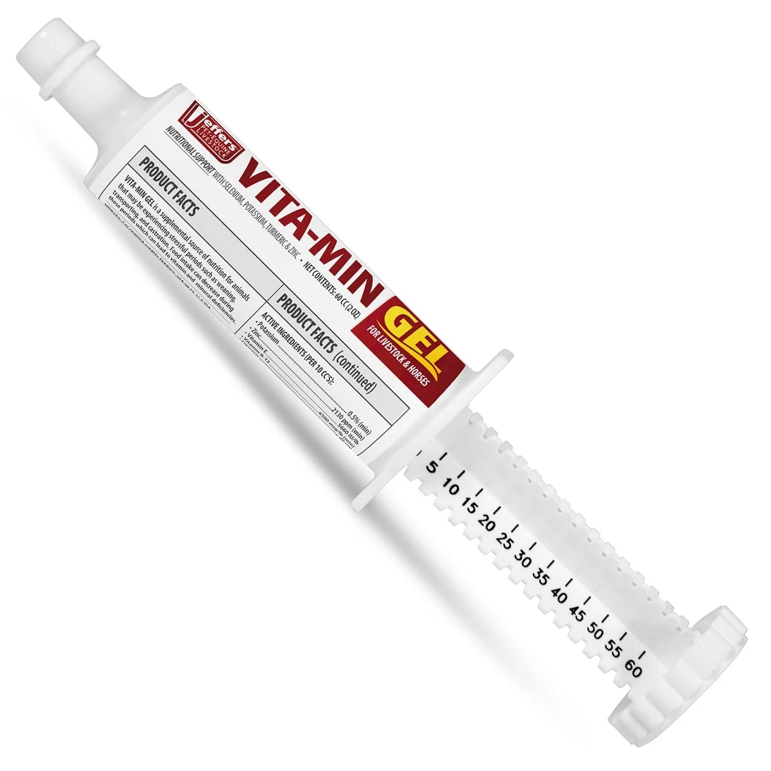 Jeffers Vita-Min Gel with Vit E & B12 for Cattle, Horses, Sheep, Goats & Swine - Image 3