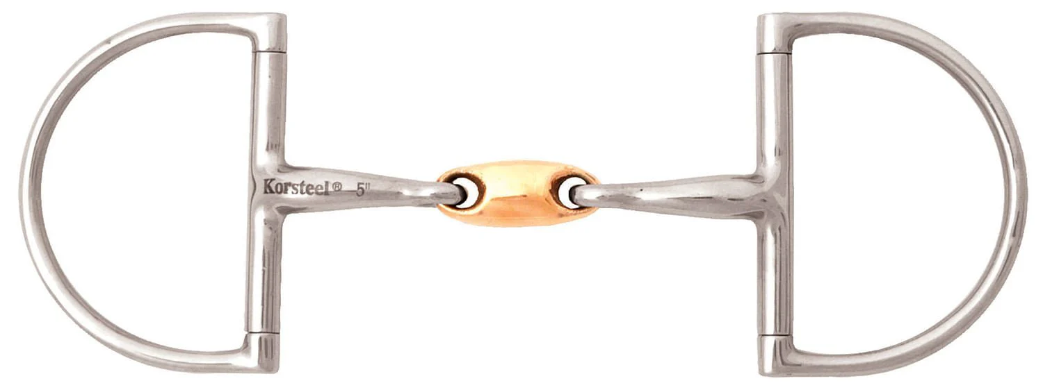 JP Korsteel Copper Link Hunter Dee Snaffle Bit - Image 6