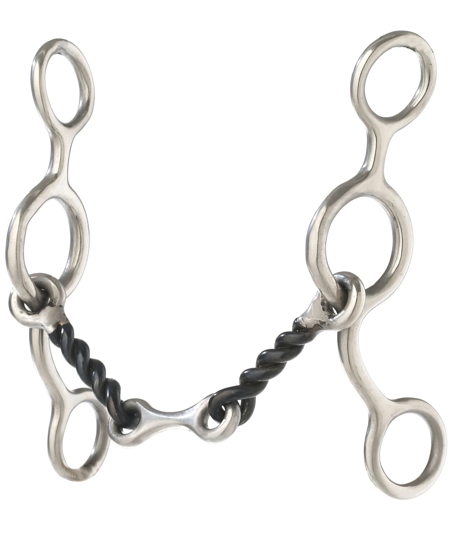 Jr. Cowhorse Snaffle Bit, 5" (Twisted) - Image 2
