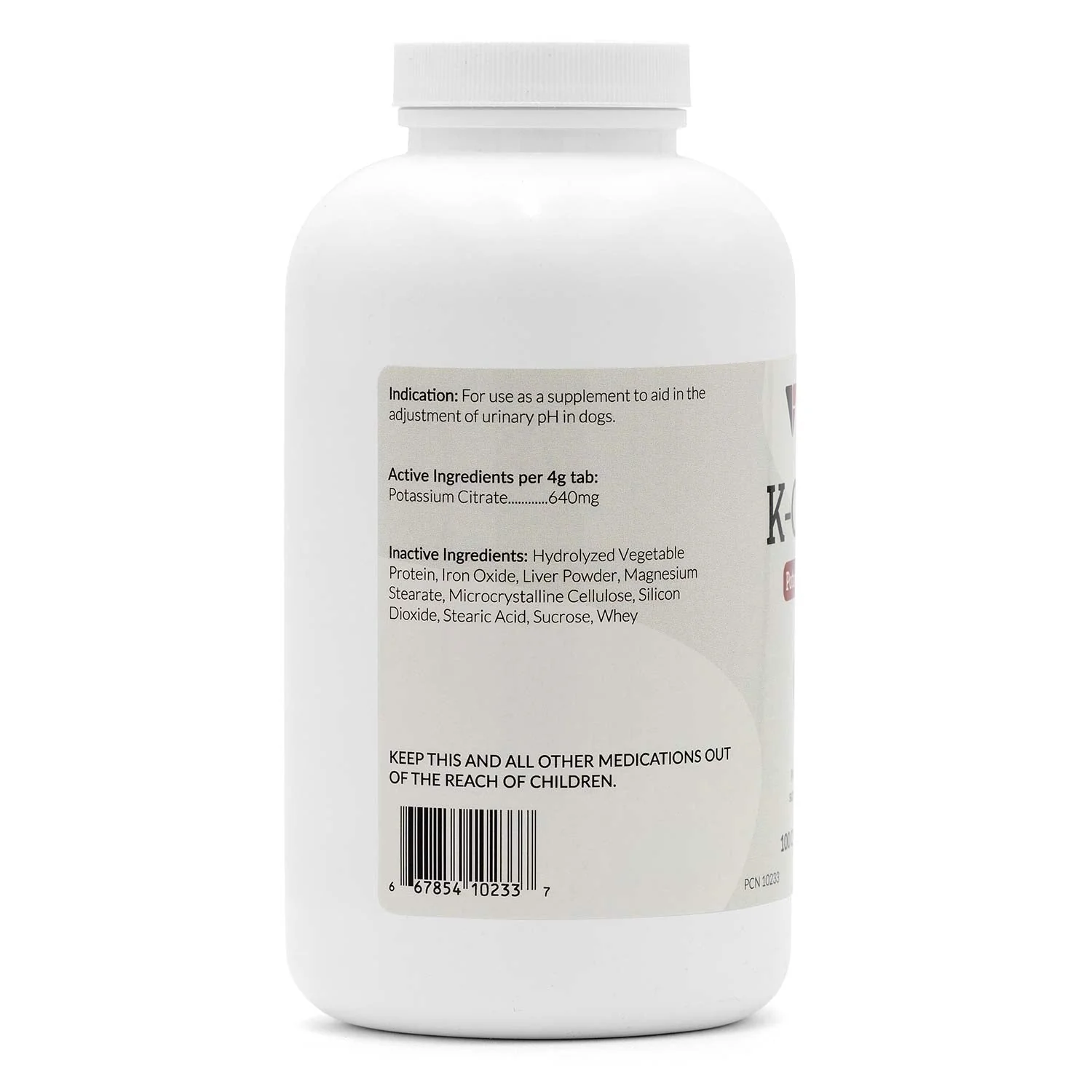 K-CIT-V Potassium Citrate for Dogs, 100 Chewable Tablets - Image 2