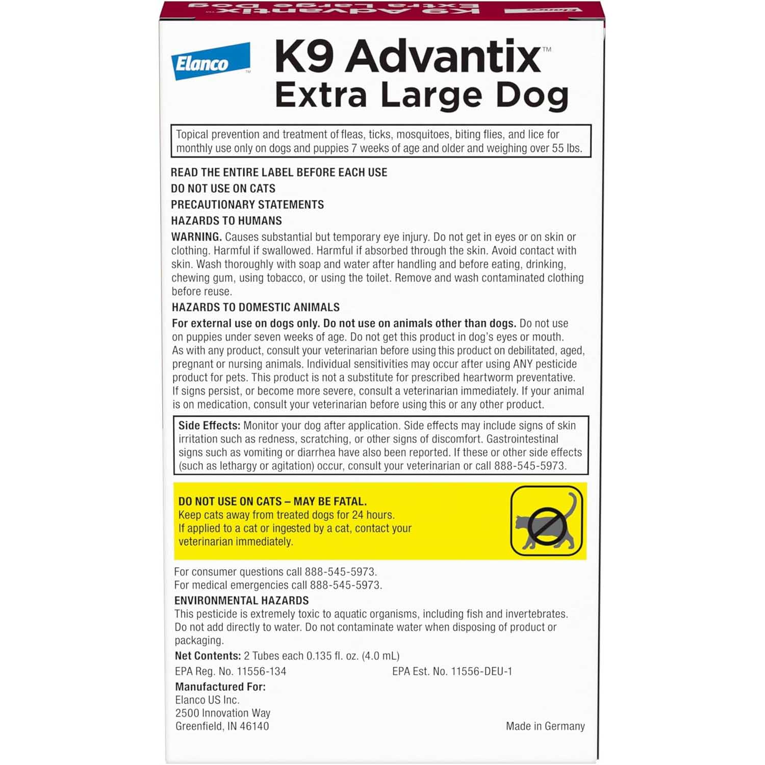 K9 Advantix Topical Flea Treatment for Dogs, 2 pk - Image 11