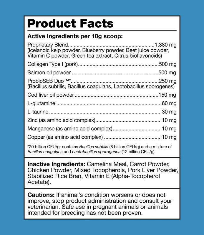 K9 Power Show Stopper Skin & Coat Supplement for Dogs - Image 4