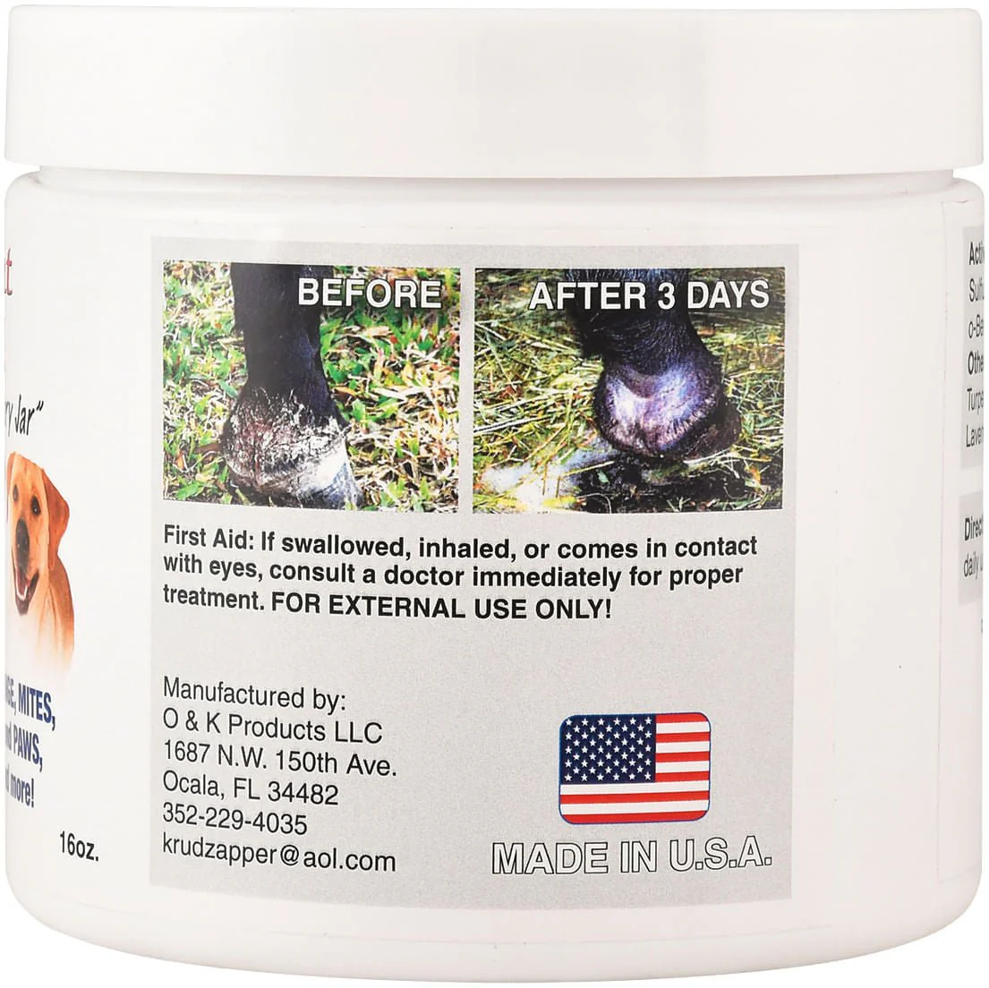 Karla's Original KRUD Zapper Topical First Aid Ointment for Animals - Image 5
