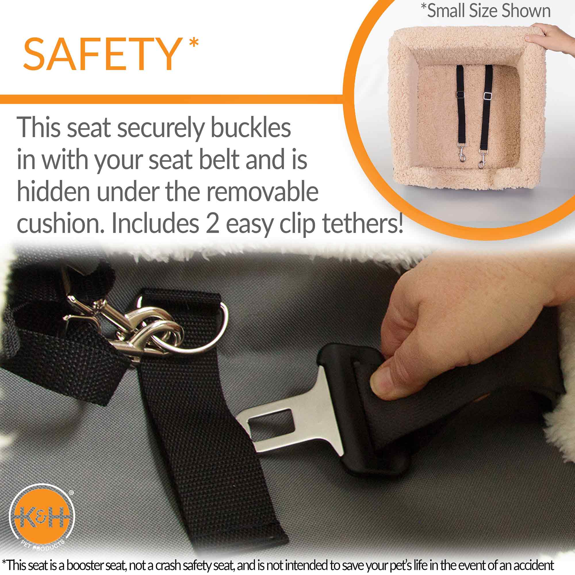 K&H Pet Products Bucket Booster Pet Seat, Rectangle, Knockdown - Image 25