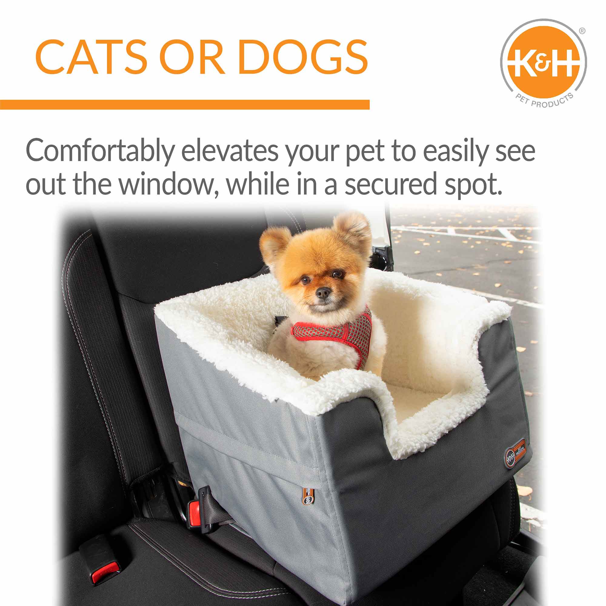 K&H Pet Products Bucket Booster Pet Seat, Rectangle, Knockdown - Image 37