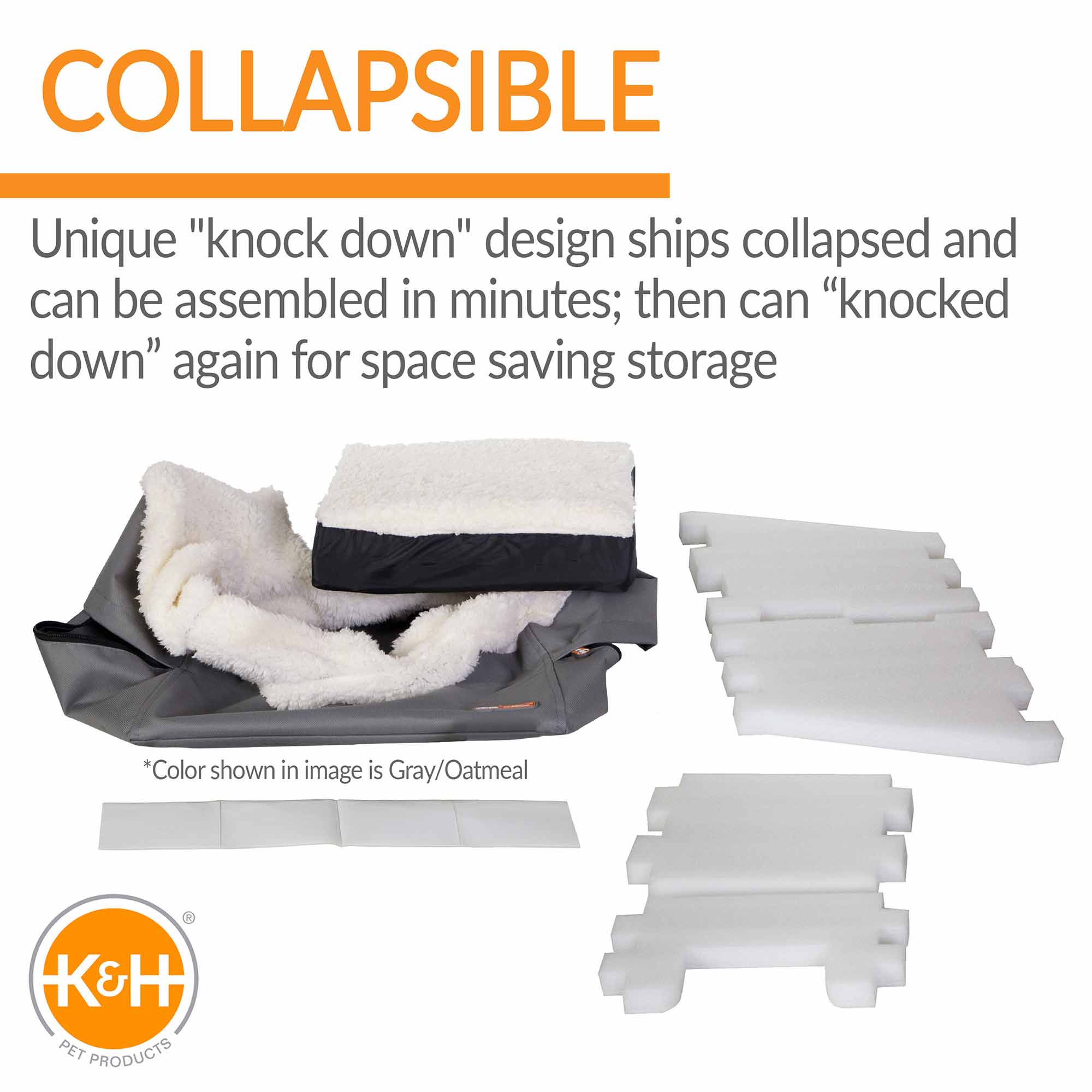 K&H Pet Products Bucket Booster Pet Seat, Rectangle, Knockdown - Image 4