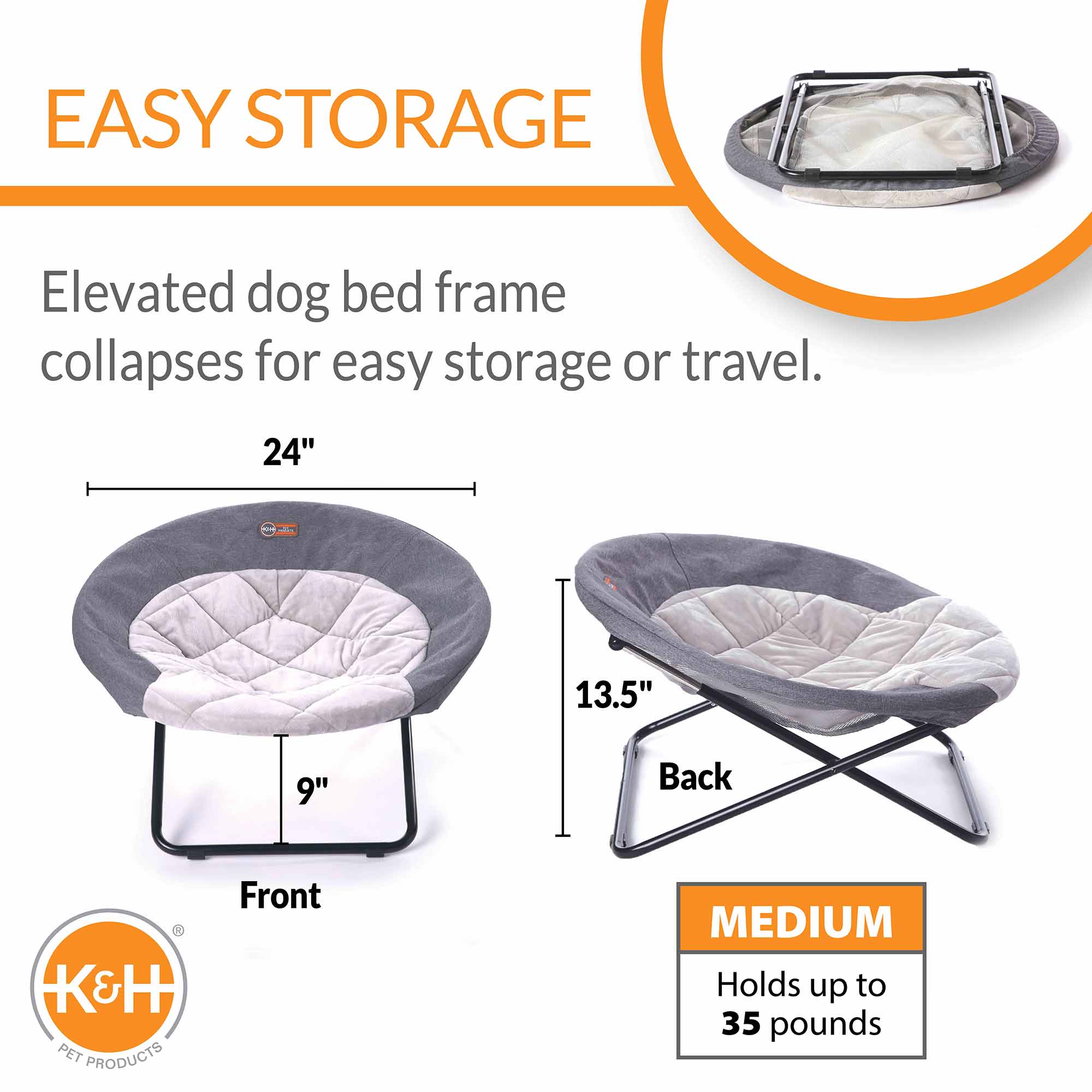 K&H Pet Products Elevated Cozy Cot - Image 7