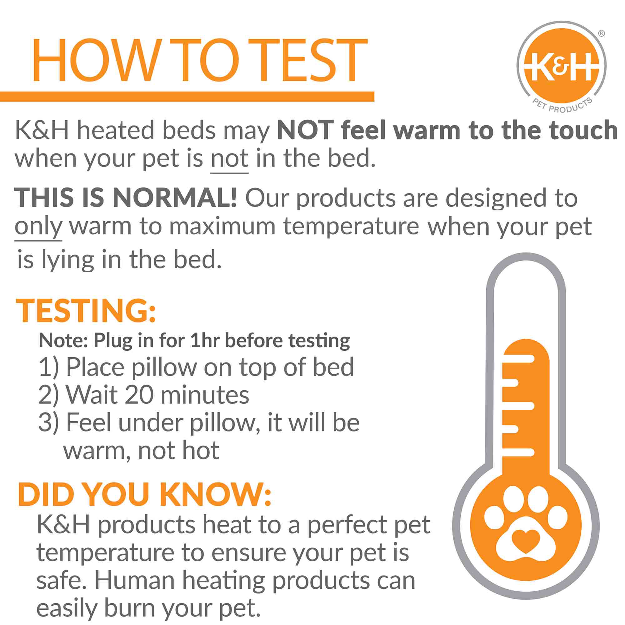 K&H Pet Products Ortho Thermo-Bed Heated Dog Bed, Fleece - Image 11
