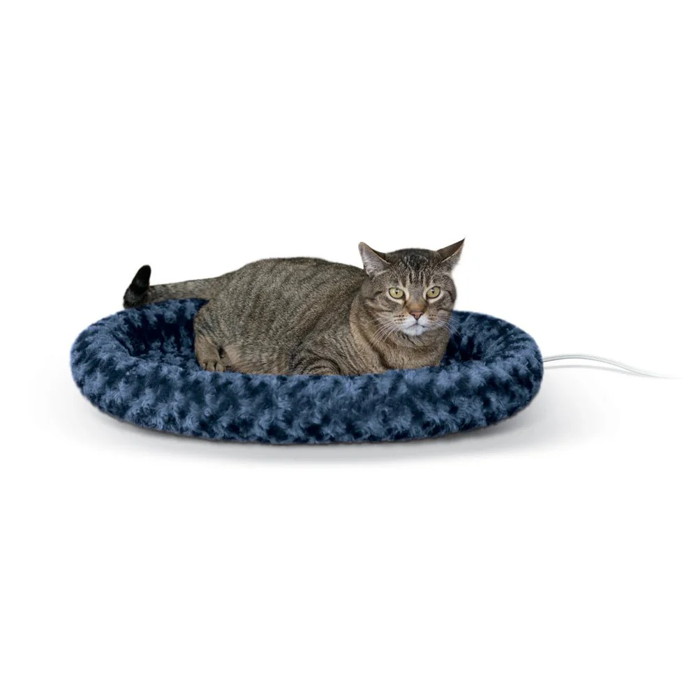 K&H Thermo-Kitty Fashion Splash Heated Cat Bed – Orthopedic, Energy-Efficient, Plush Indoor Cat Bed, Machine Washable - Image 7