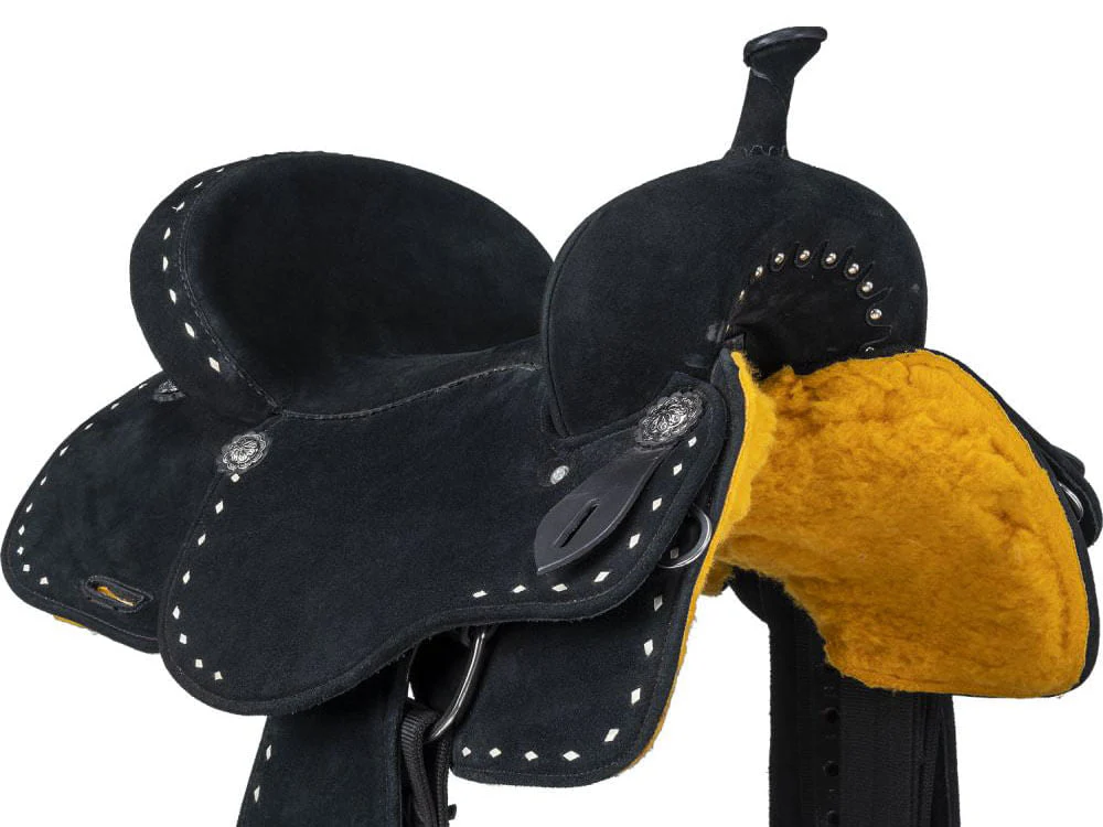 King Series Stratford Suede Barrel Saddle - Image 15