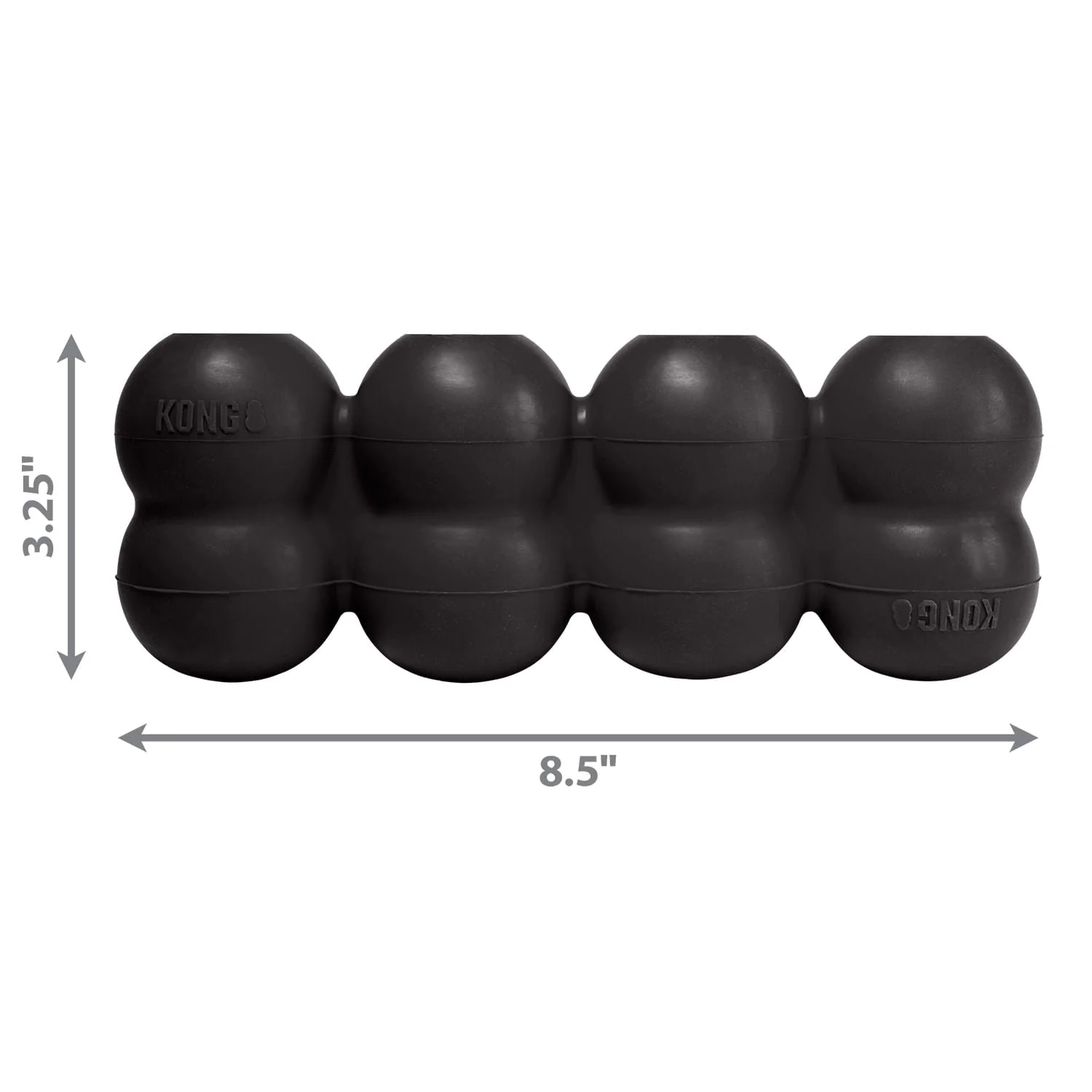 KONG Extreme Goodie Ribbon, Black, Large - Image 3