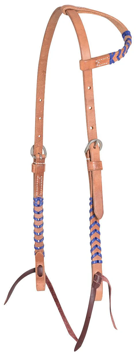 Classic Equine Laced One Ear Headstall, Full - Image 3