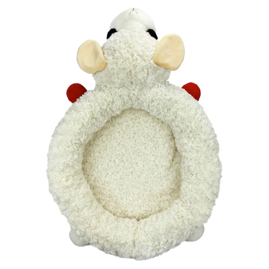 Lamb Chop Bed, 27" Cuddly Dog Bed - Image 2