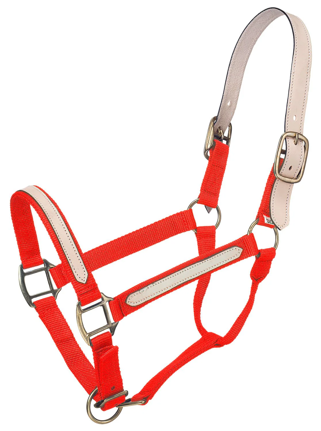Tough1 Leather Overlay Breakaway Horse Nylon Halter - Image 21