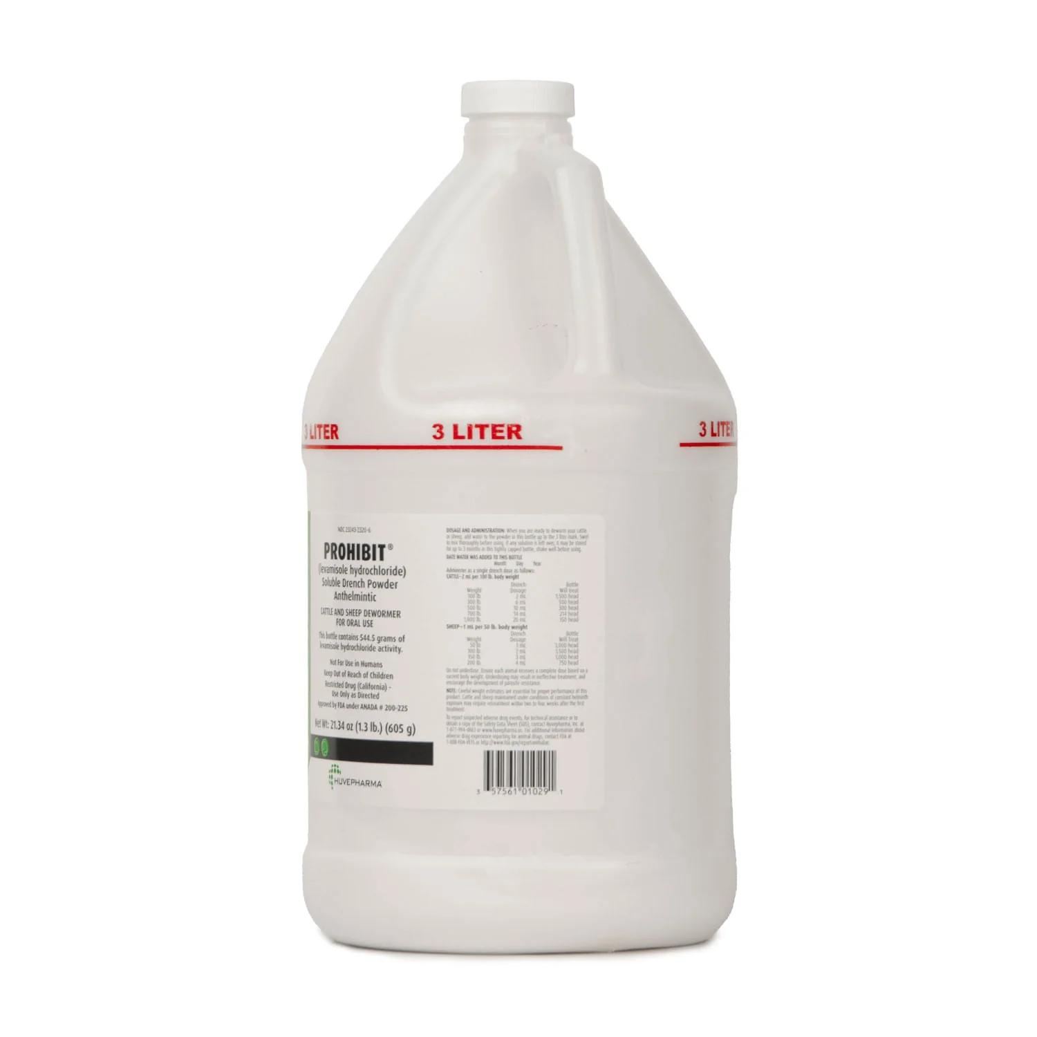 Prohibit Soluble Drench Dewormer for Cattle & Sheep - Image 3