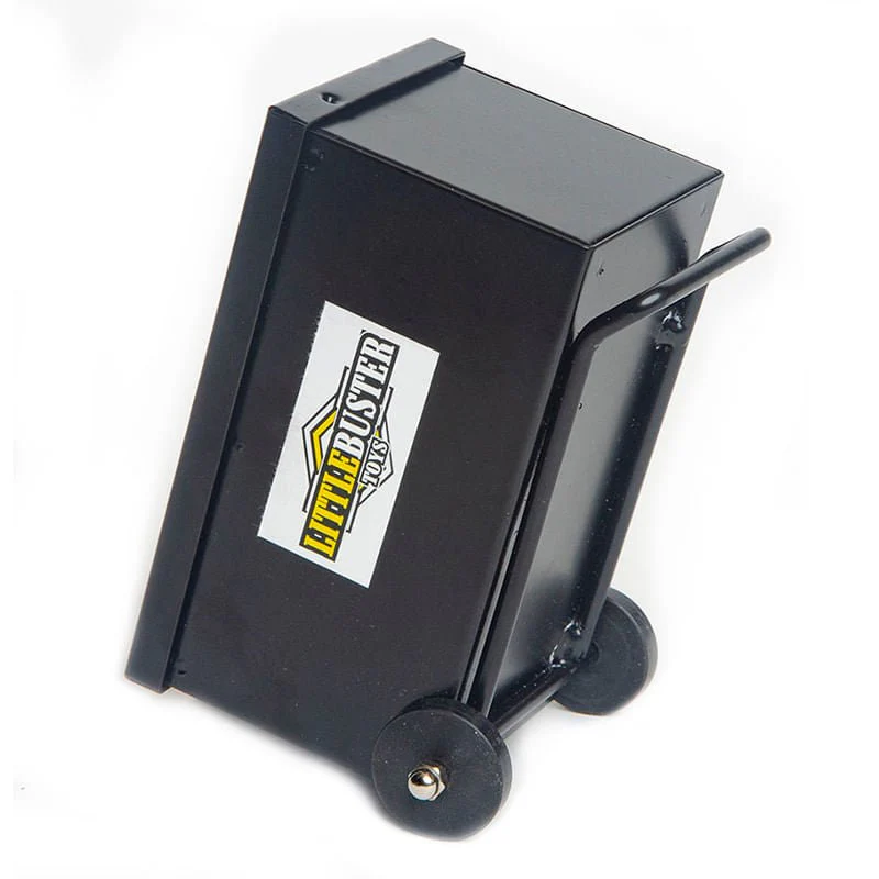 Little Buster Upright Show Box w/Dolly, Black - Image 3