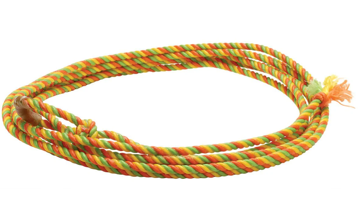 Mustang Little Looper Kids Rope with Rawhide Burner - Image 3
