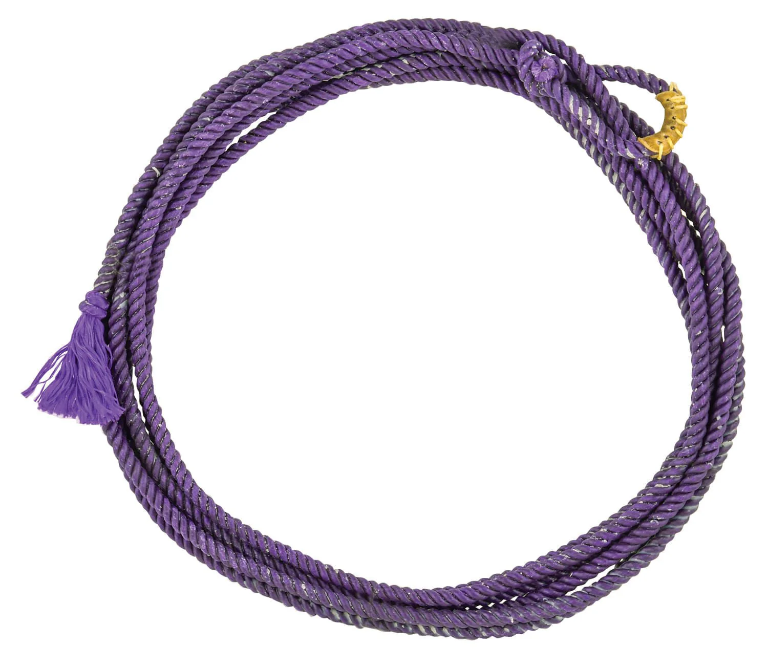 Mustang Little Looper Kids Rope with Rawhide Burner - Image 8