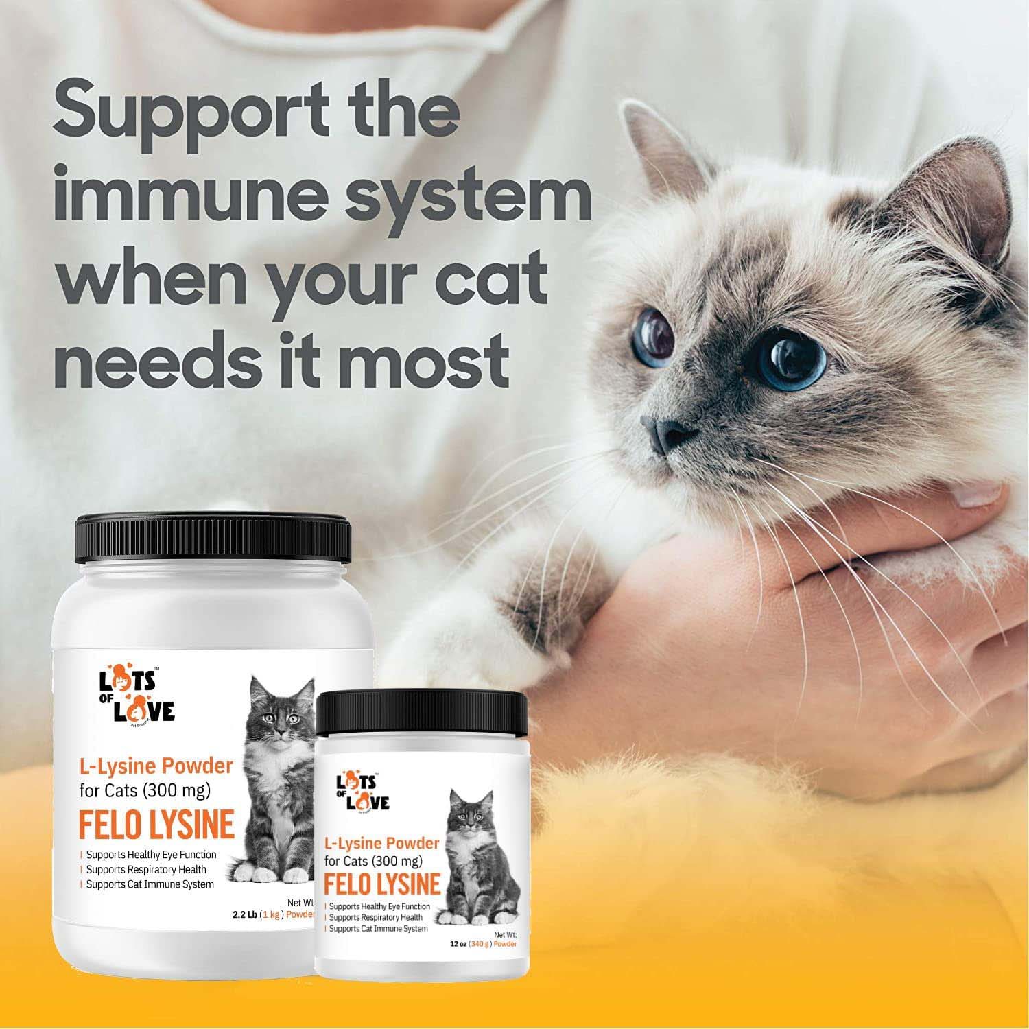 Lots of Love Fel O Lysine Powder for Cats - Image 12