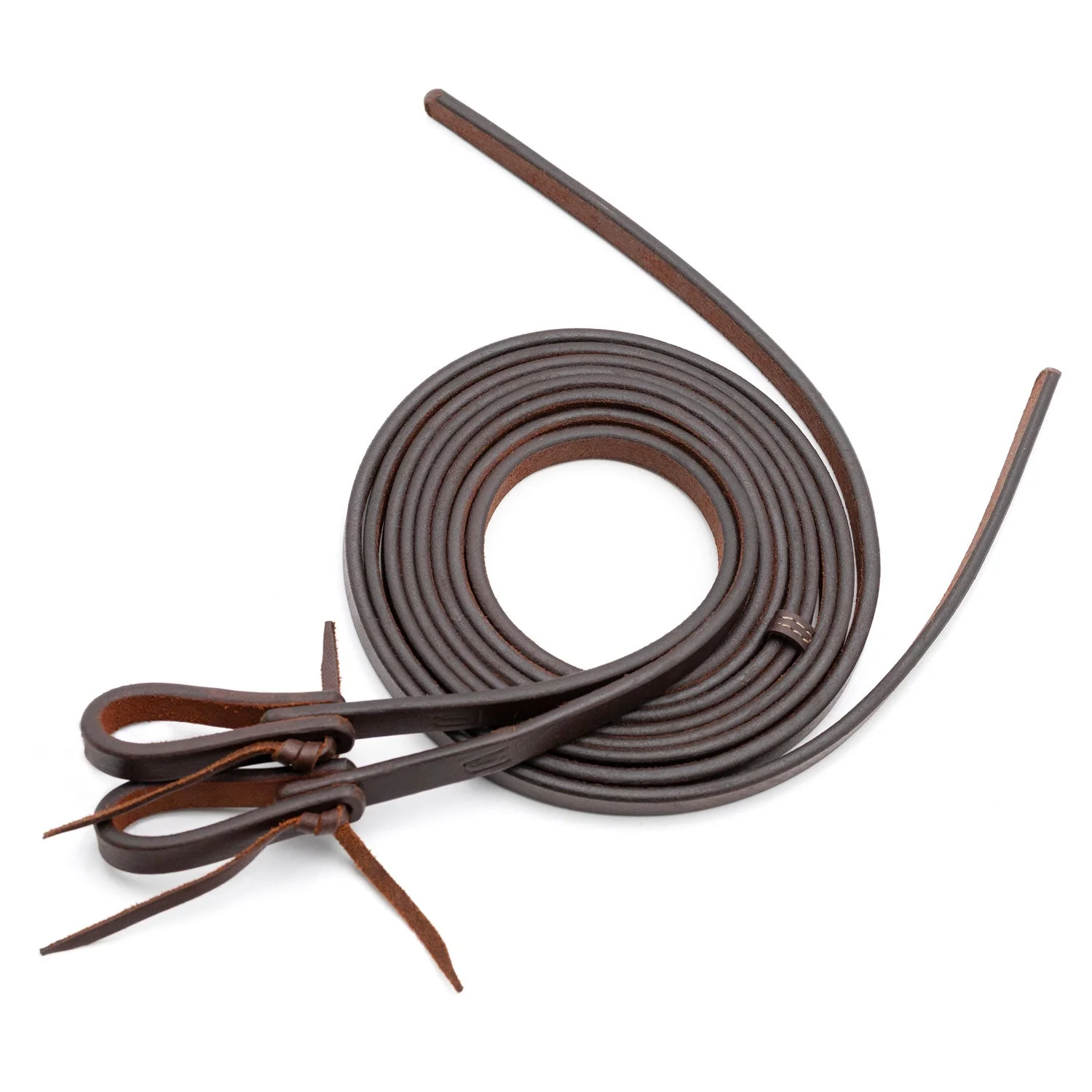 Jeffers LuxeLeather Heavy Oiled Split Reins for Horses - Image 5