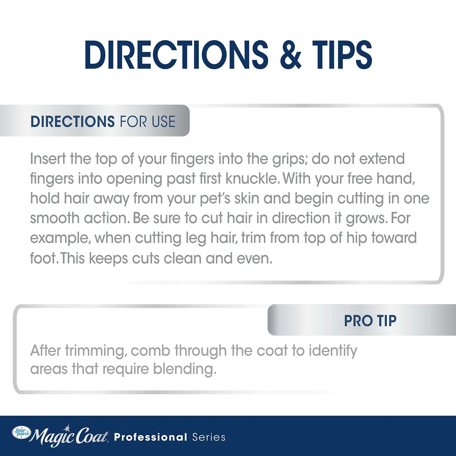 Magic Coat Professional Series All-in-One Finishing Grooming Shears - Image 7