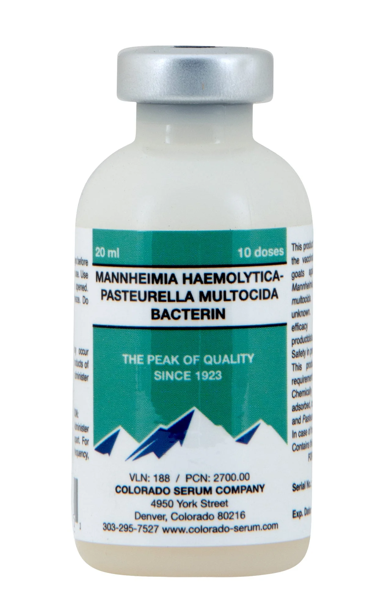 Pasteurella (Pneumonia) Vaccine for Cattle, Goats, & Sheep - Image 2