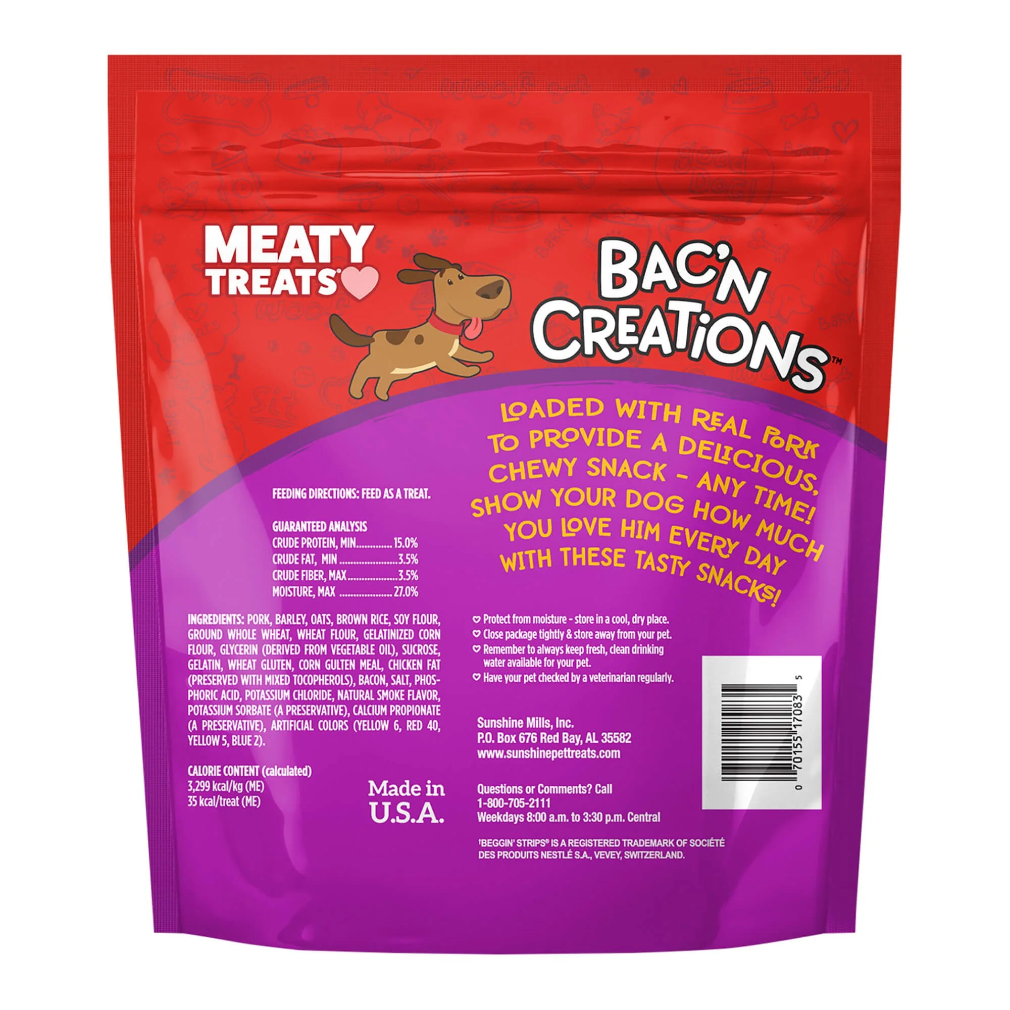 Meaty Treats Bac'n Creations Bacon, 25 oz - Image 2