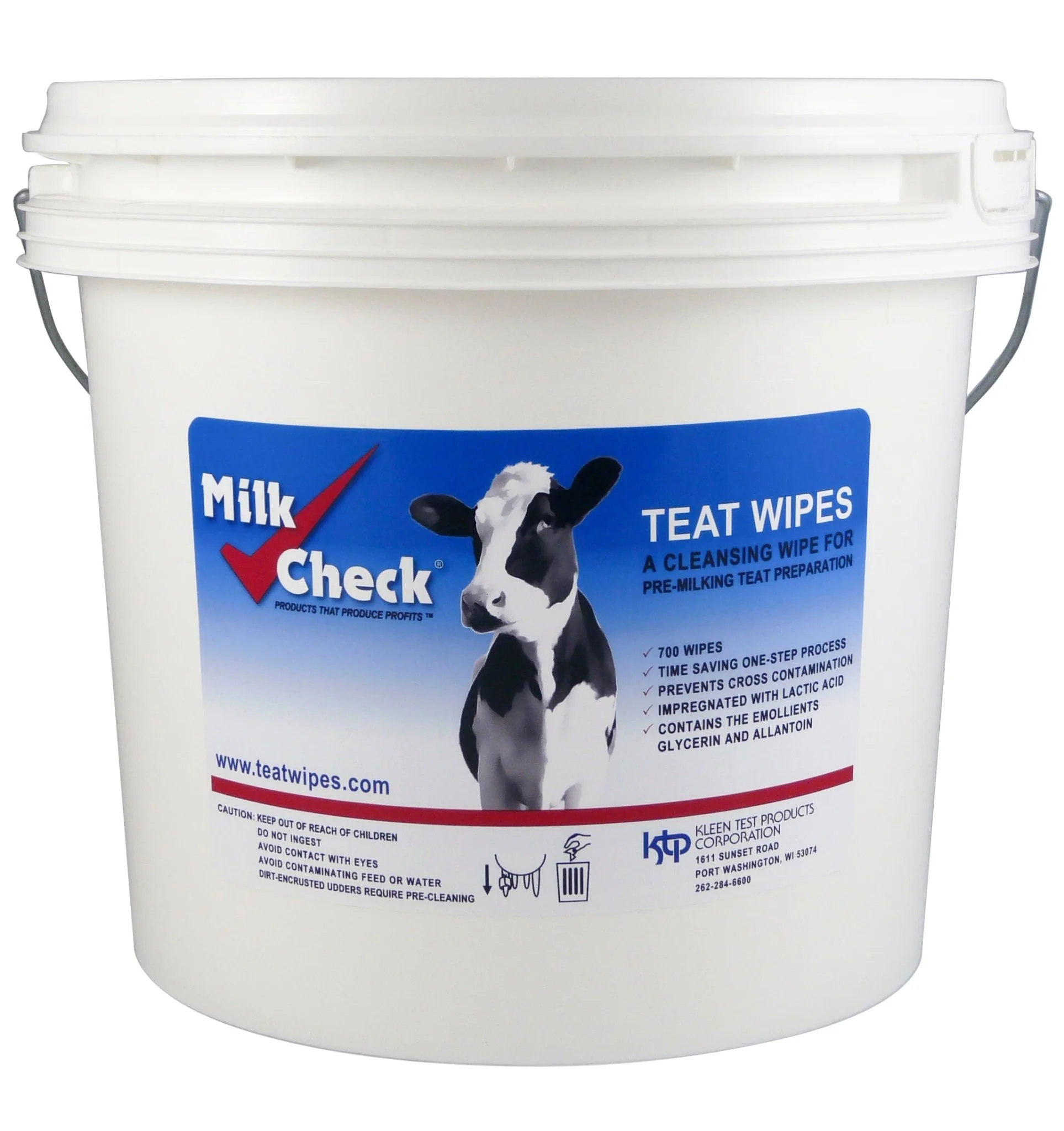 Milk Check Teat Cleansing Wipes for Pre-Milking Prep - Image 2
