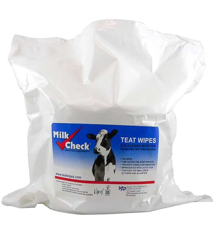 Milk Check Teat Cleansing Wipes for Pre-Milking Prep - Image 6