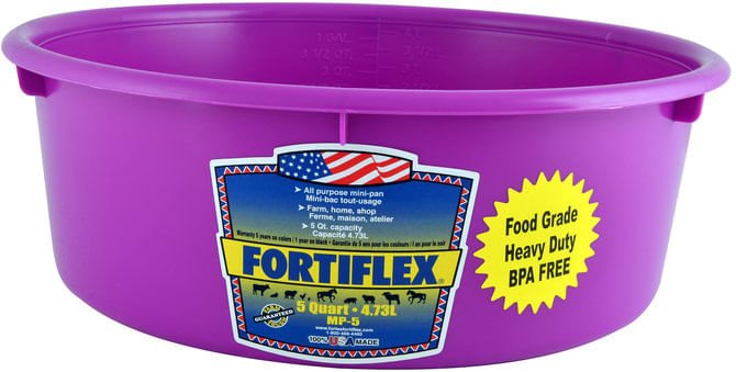 Fortiflex Plastic Mini Pan, 5 Qt - Image 4