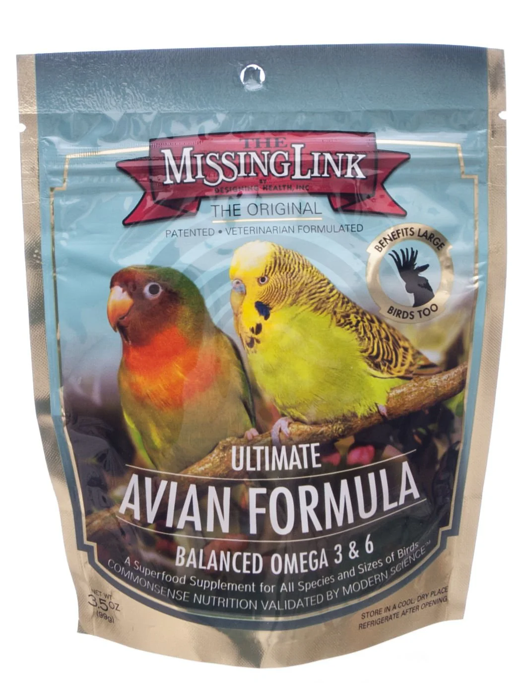 Missing Link Ultimate Avian Formula, 3.5 oz - Bird Supplement