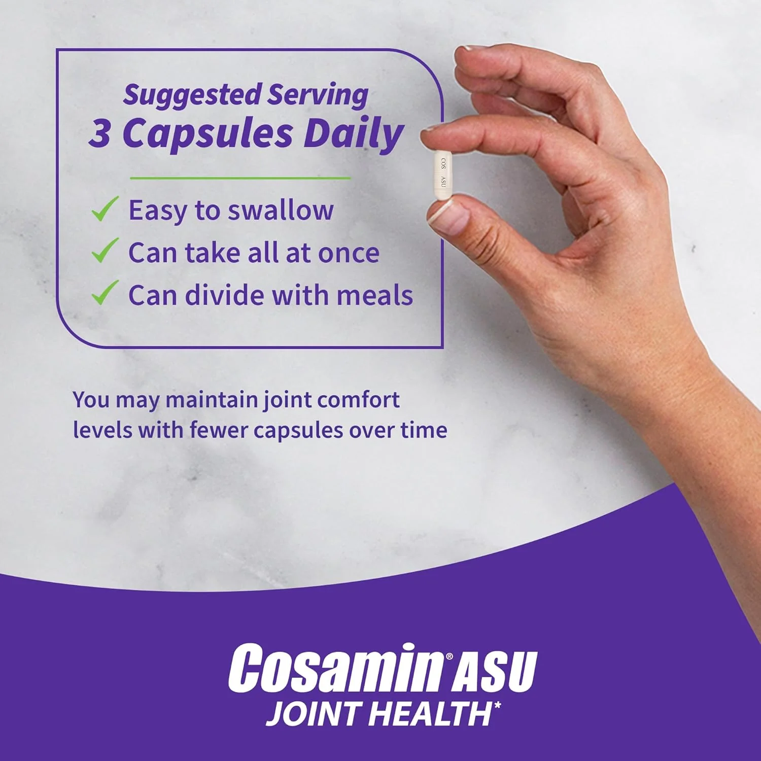 Nutramax Cosamin ASU Joint Health Supplement with Glucosamine, Chondroitin & ASU for Men’s & Women's Joint Health - Image 12
