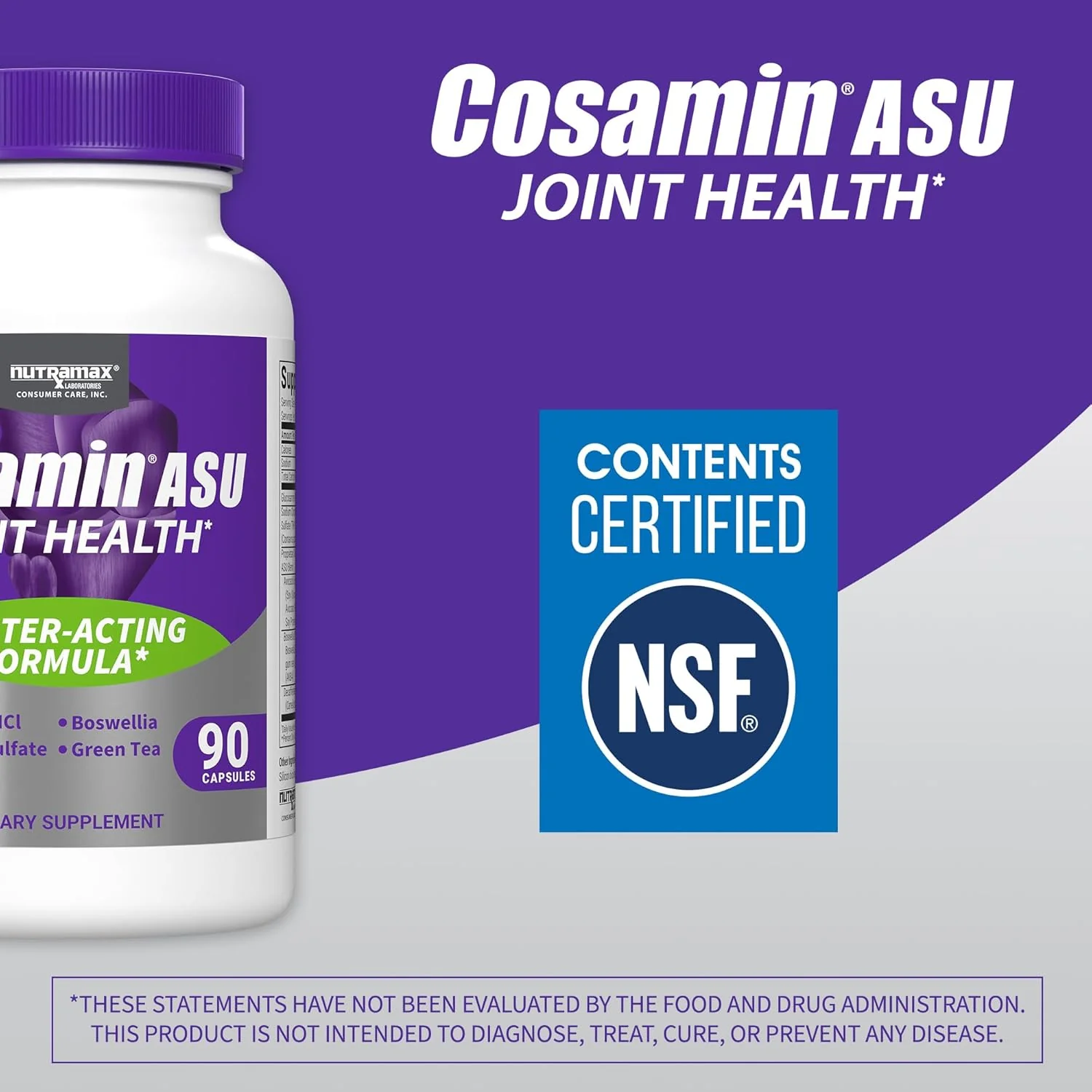 Nutramax Cosamin ASU Joint Health Supplement with Glucosamine, Chondroitin & ASU for Men’s & Women's Joint Health - Image 19