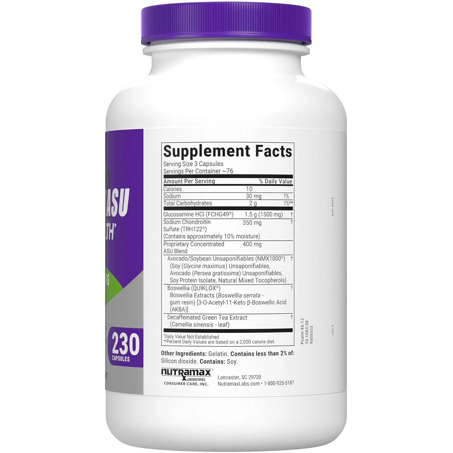 Nutramax Cosamin ASU Joint Health Supplement with Glucosamine, Chondroitin & ASU for Men’s & Women's Joint Health - Image 2