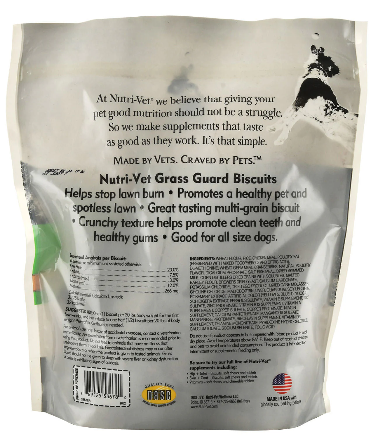 Nutri-Vet Grass Guard Biscuit Treat - Image 2