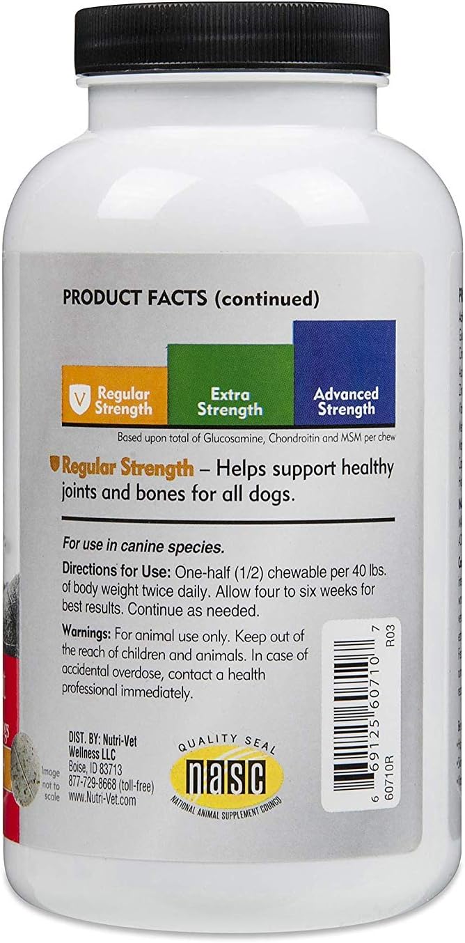 Nutri-Vet Hip & Joint Regular Strength Chewables for Dogs - Image 14